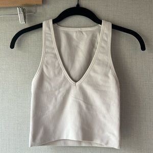 Athleta Aurora Seamless Ribbed Crop Tank